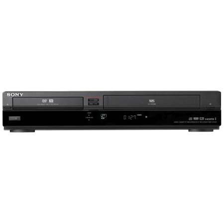 Sony RDR-VX555 DVD Recorder & VHS Combo Player with 720p/1080i Upscaling, Black