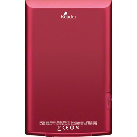 Sony PRS-T2 6"eReader, Red, with Free Harry Potter Book
