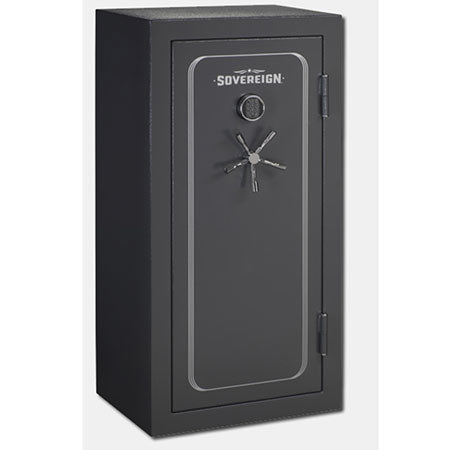 Stack-On S-25-GY-E-S 25-Gun Safe with Electronic Lock & Door Storage, Gray