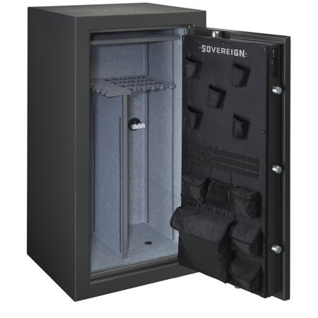 Stack-On 36-Gun Capacity Safe with Electronic Lock, Textured Gray