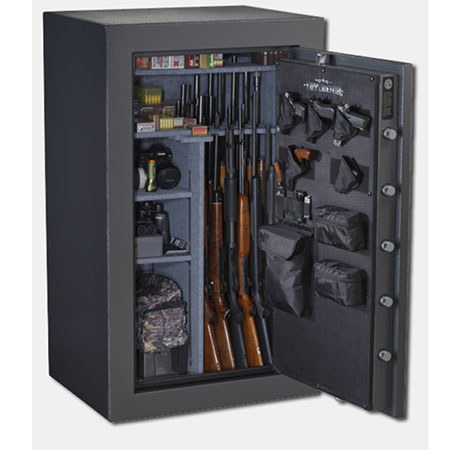 Stack-On S-39-GY-E-S 39-Gun Safe with Electronic Lock & Door Storage