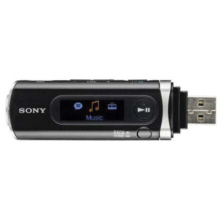 Sony S600 4GB Noise Canceling Walkman MP3 Player, In-built FM Tuner, Headphone Extension Cord with USB Cable