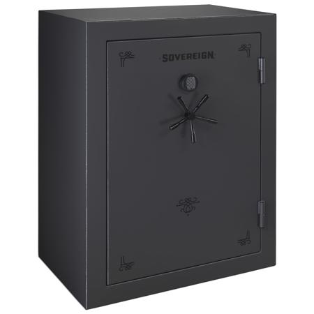 Stack-On 60-Gun Capacity Safe with Electronic Lock, Textured Gray