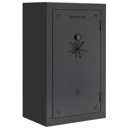 Stack-On 60-Gun Capacity Safe with Electronic Lock, 72" Tall, Textured Gray