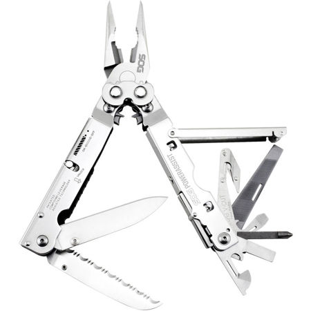 SOG PowerAssist Multi-Tool with Nylon Pouch, Satin Polish