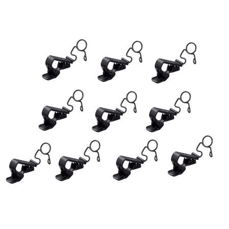 Sony SAD-V77B Vertical Clip for ECM-77 Microphone, 10 Pack, Black