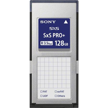 Sony SBP128C 128GB SxS PRO+ C Series Memory Card, 3.5Gbps Read/ 2.8Gbps Write Speed
