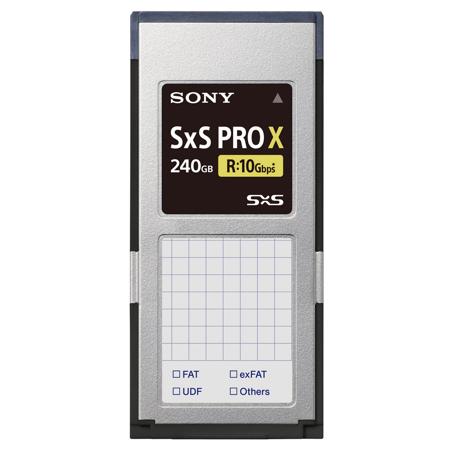 Sony 240GB SxS PRO X Memory Card, 1250MB/s Read, 600MB/s Write