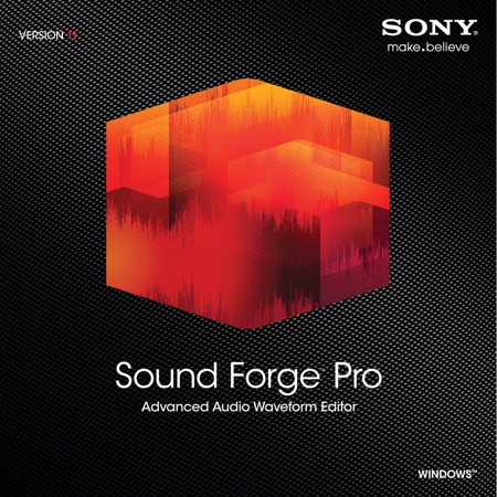 Sony Sound Forge Pro 11 Upgrade - Audio Waveform Editor, Download