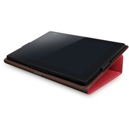 Sony Leather Cover Case for Xperia Tablet Z, Red