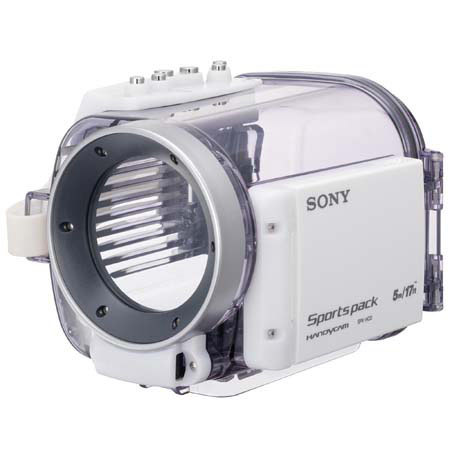 Sony SPK-HCD Underwater Sports Pack for Various Sony Camcorders, Rated to Depths Down to 17 Feet.