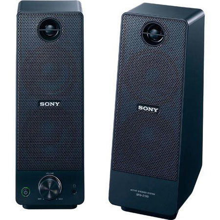 Sony SRSZ100 Stereo PC Speaker System 3 Way, 20W Output