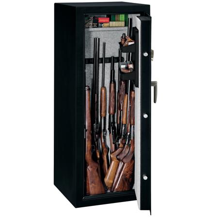 Stack-On 16 Gun Safe with Electronic Lock and Removable Shelf, Matte Black