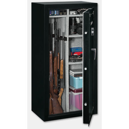 Stack-On 22 Gun Safe with Electronic Lock and Fully Convertible, Matte Black