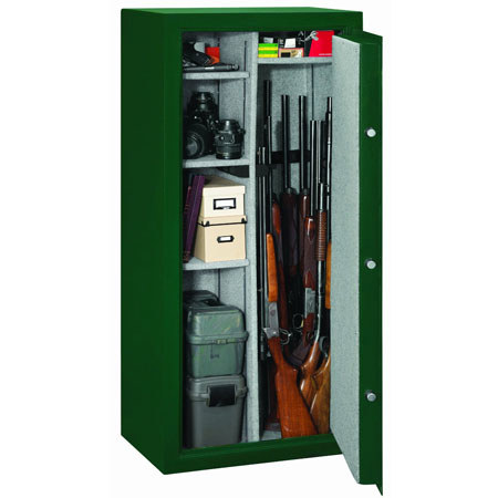 Stack-On 22 Gun Security Safe with Combination Lock, Matte Hunter Green