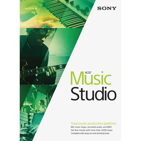 Sony ACID Music Studio 10 - Music Production Platform, Download (Educational)