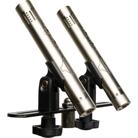 Sontronics STC-1S Small-Diaphragm Pencil Cardioid Condenser Microphone, Silver, Pair