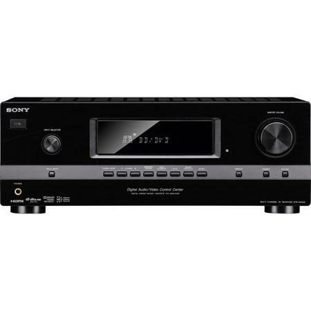 Sony STR-DH520 7.1 Channel 3D AV Receiver Bundle w/Surge Protector,HDMI A/V Cord