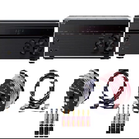Sony STR-DH590 5.2-Channel Home Theater AV Receiver with Bluetooth with Cables