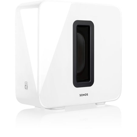 Sonos SUB Wireless Subwoofer with Integrated SONOSNet 2.0 Extender, Gloss White