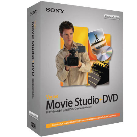 Sony Vegas Movie Studio + DVD 6 Platinum Edition, Video Editing and DVD Creation Software
