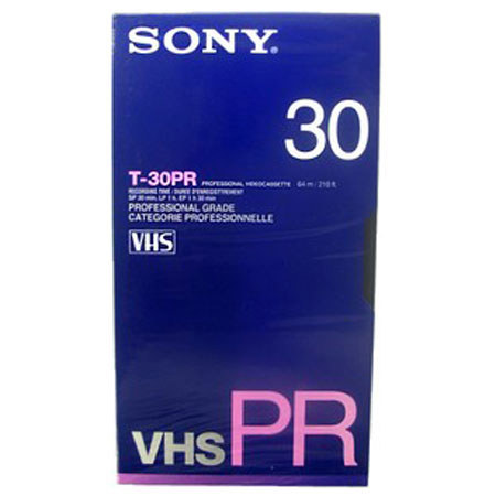 Sony T-30PR Video Tape, 30 Minutes