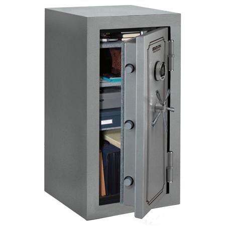 Stack-On 40" Tall Total Defense Executive Safe with Electronic Lock, Gray Pebble
