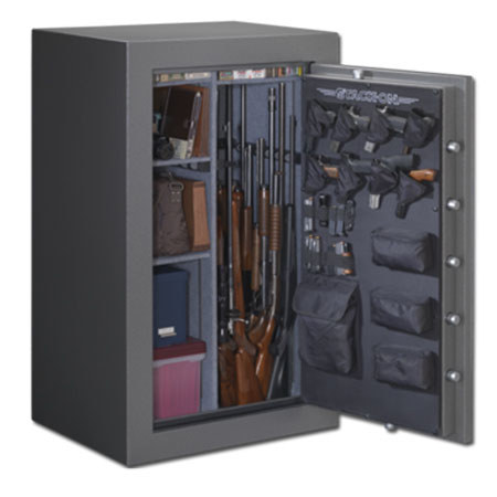Stack-on TD-36-GP-E-S Gun Safe with Electronic Lock & Door Storage, Gray Pebble