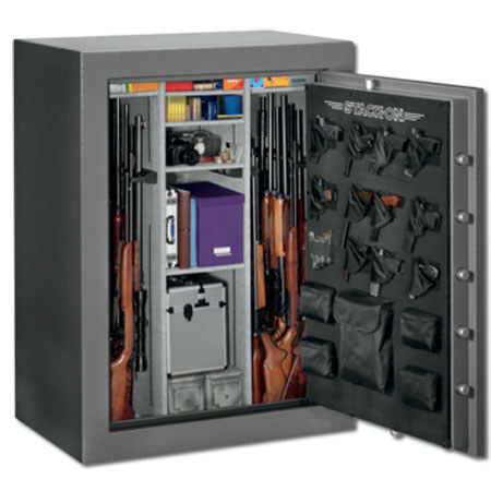Stack-on TD-54-GP-E-S Gun Safe with Electronic Lock & Door Storage, Gray Pebble