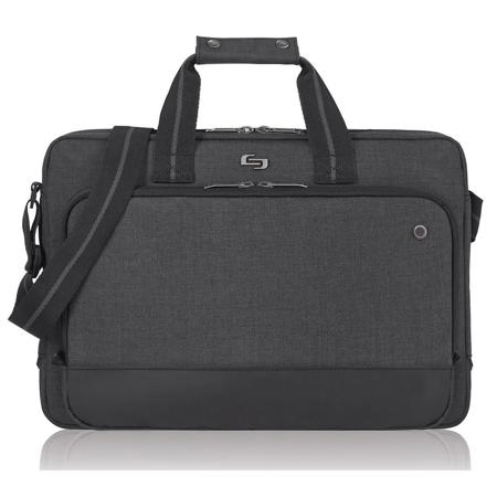 15.6" Urban Slim Laptop Briefcase, Gray