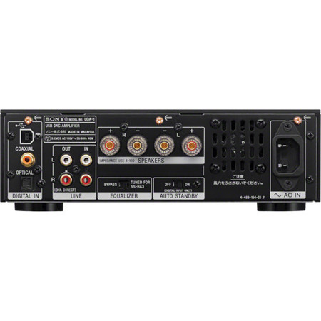 Sony UDA-1 2 Channel High-Resolution Audio USB DAC Stereo Amplifier, Black
