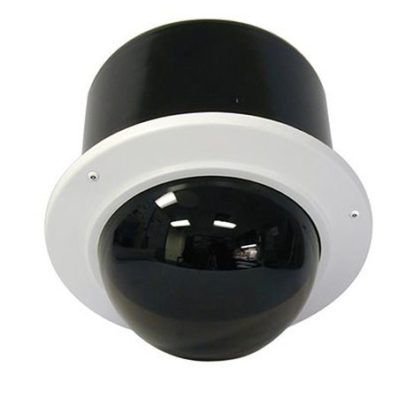 Sony 7" Outdoor Vandal Resistant Flush Mount Enclosure with Heater/ Blower for Indoor PTZ Cameras of SNC-RH/RS, SNC-ER/EP, SNC-W Series, Tinted Dome