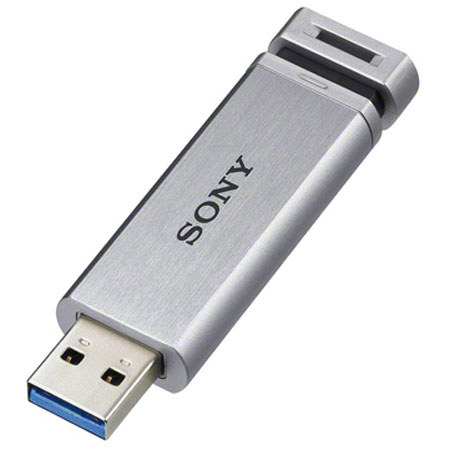 Sony 64GB Micro Vault MACH USB 3.0 Flash Drive, Silver