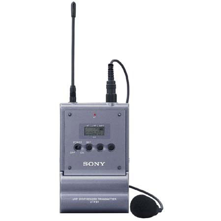 Sony UWP Series Bodypack Transmitter with Omni- Directional Lavalier Mic for the UWP-C1 Wireless System, Channels 66 to 69.