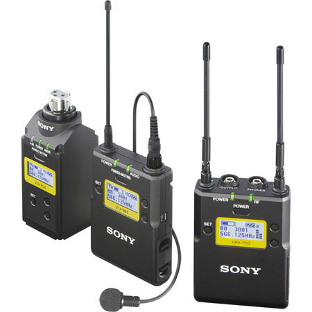 Sony UWP-D16/14 Plug-on & Lavalier Combo Mic System, UHF Channels 14/25