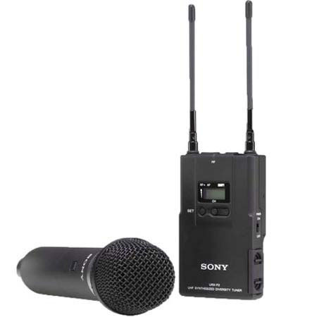Sony UWPV2 Handheld Microphone TX and Portable RX Wireless System