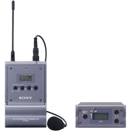 Sony UWP-X166/68 Wireless UHF Lavalier Mic System w/Mic