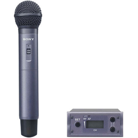 Sony UWP-X266/68 Wireless UHF Handheld Microphone System with Receiver Module for MB-806A Tuner Base Unit & Handheld Mic / Transmitter Unit, Channels 66 to 69.