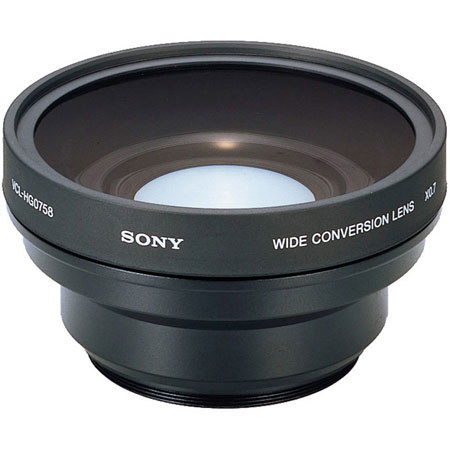 Sony VCL-HG0758 0.7x High Grade Wide Angle Conversion Lens for 58mm Lens Threads