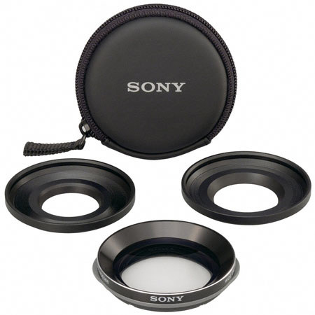 Sony VCLHGE08B Conversion Lens with Adaptor Rings