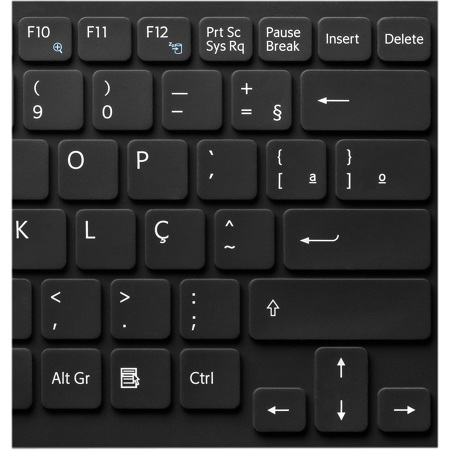 Sony VGPKBV3/BJ Portuguese Keyboard Skin, Black