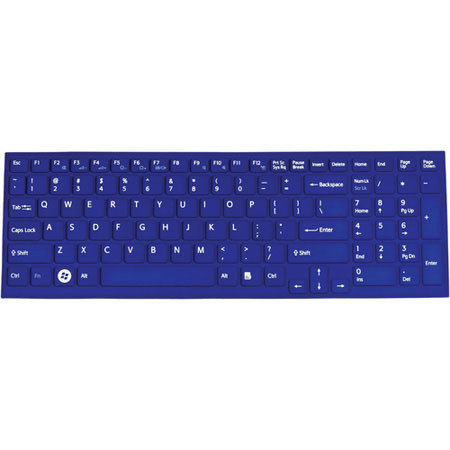 Sony VGPKBV3/LI Notebook Keyboard Skin, Dark Blue