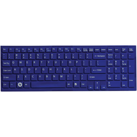 Sony VGPKBV7/L Keyboard Skin, Blue