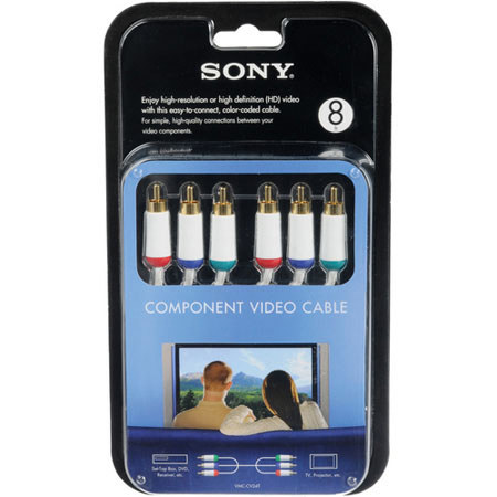 Sony VMCCV24T 8' Component Video Cable
