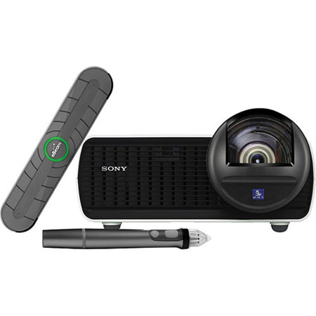 Sony VPLSX125 Short Throw 3LCD WXGA Projector with Ludia eBeam Edge Package, 1024x768 Resolution, 2500 Lumens, 3800:1 Contrast Ratio