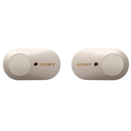 Sony WF-1000XM3 True Wireless Noise Canceling In-Ear Earphones, Silver