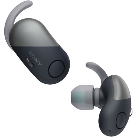 Sony WF-SP700N Wireless Noise-Canceling In-Ear Headphones for Sports, Black