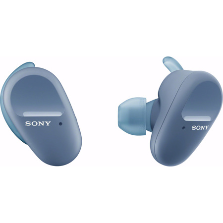 Sony WF-SP800N Truly Wireless Noise-Canceling In-Ear Headphones for Sports, Blue