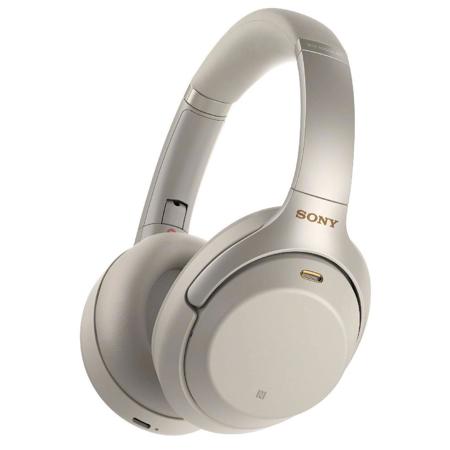 Used Sony WH 1000XM3 Wireless Noise Canceling Over Ear Headphones Silver WH1000XM3 S