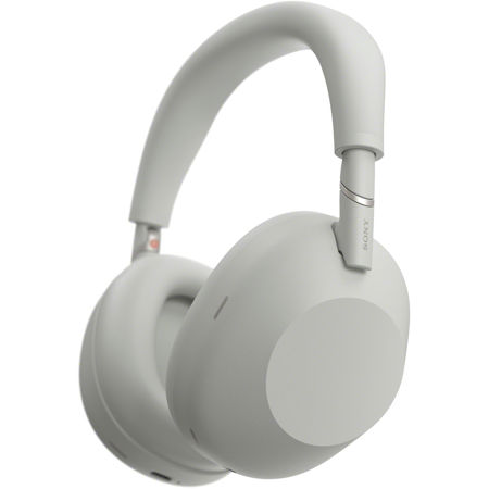 Sony WH-1000XM6 Wireless Noise Canceling Closed Back Over-Ear Headphones, Platinum Silver